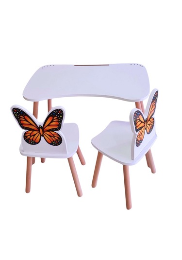 4-12 Yaş Çocuk Aktivite 1 Masa 2 Sandalye Takımı