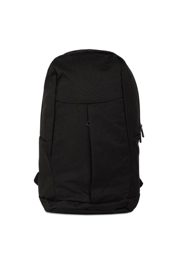 İcone Bag Icone Gölge Baskılı Laptop Gözlü Sırt Çantası Siyah