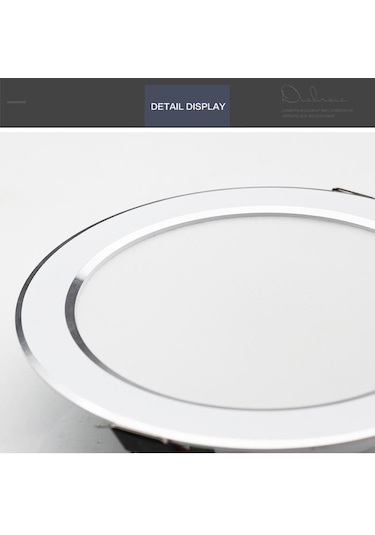 Sıcak Beyaz 10 Adet Led Downlight 220v Yuvarlak Gömme Armatürler 18w 15w 12w 9w 7w Tavan Spot Aşağı Işıklar Mutfak Oturma Odası Ofis Için 7w