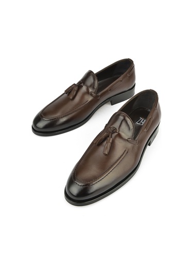 Ziya, Erkek Hakiki Deri Klasik Ayakkabı 1511027z206 Kahve 1511027z206 300 Kahve