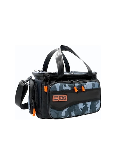 Fujin Black Camo Helper Bag Balıkçı Çantası-8766 - 27 Cm