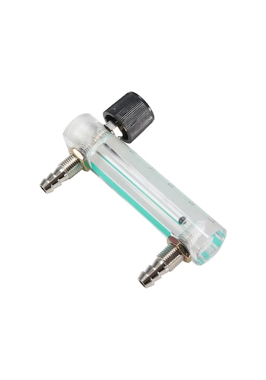 0-1.5lpm 1.5l Oksijen Hava Gaz Debimetre Ölçer Kontrol Vanası İle Ölçme Aracı
