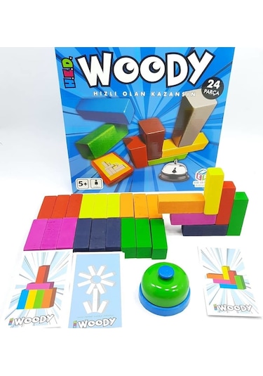 Hed Woody Ahşap 3 Boyutlu Geometrik Zeka Oyunu Eğitici Kutu Oyunu