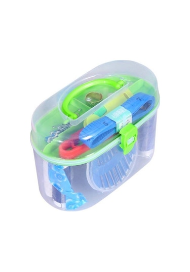 Bayanlar İçin Pratik Saklama Kutulu Mini Dikiş Nakış Seti