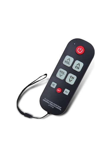 A-tv10 Yaşlılar İçin Tv Uzaktan Kumandası Evrensel Kontrol Cihazı Basit Su Geçirmez