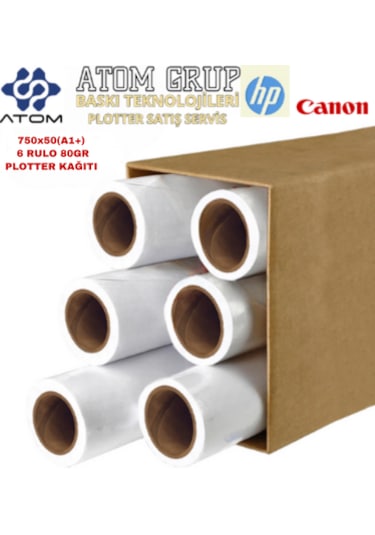 750mmx50mt A1+ 80gr Atomplotter Kağıdı