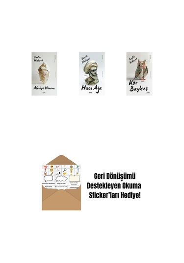 Aleviye Hanım + Hacı Ağa + Kör Baykuş + Okuma Sticker'ları
