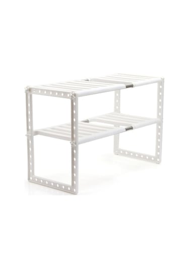 Katlı Genişletilebilir Dolap Rafı Lavabo Altı Geri Çekilebilir Mutfak Rafı Mutfak