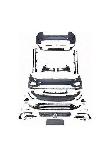Tampon Seti Komple Ön-arka-yan Bk G7r-s1 Volkswagen Golf 7.5 R 13-17 Golf 7 İçin Uyumludur