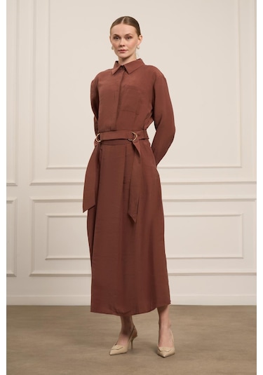 Ftz Women Kadın Modal Etekli Takım Bakır 30714 Bakır