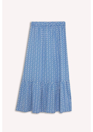 DeFacto Desenli Maxi Tesettür Etek B2426AX25SMBE761