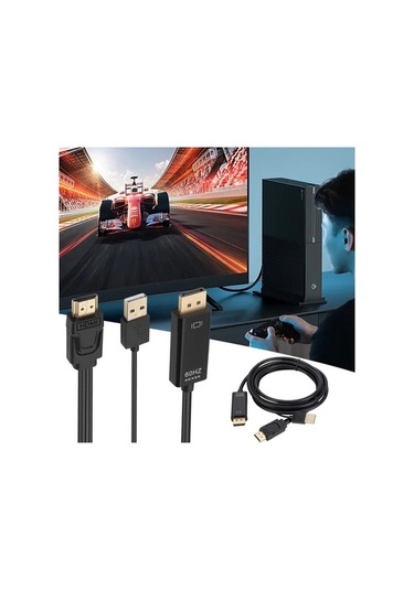Novahub Hdmı - Usbpratik Güç Kaynağı İle Adaptör Kablosu, 1.8m Siyah