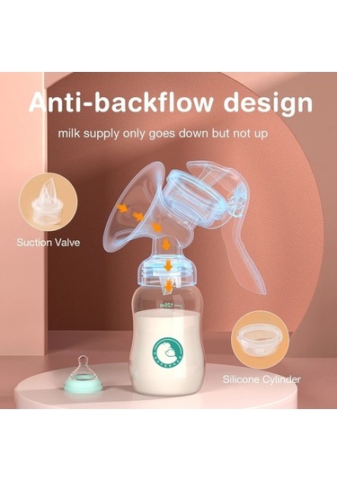Trendooze Süt Süt Şişesi Pompası Pompası Meme Mavi Manuel Göğüsler Göğüs Emme Dr.isla Besleme Gd