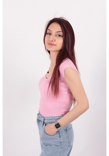 Busem S0016476 Kadın Bluz Şekerpembe