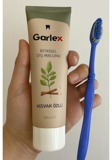 Garlex Bitkisel Diş Macunu, Organik Doğal,misvak Özlü Beyazlık