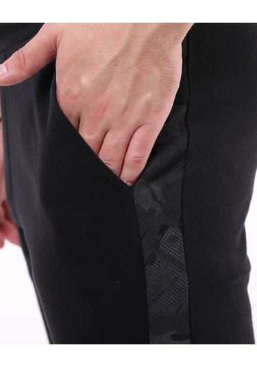 Bella Dossi Kamuflaj Detaylı Eşofman Altı Siyah