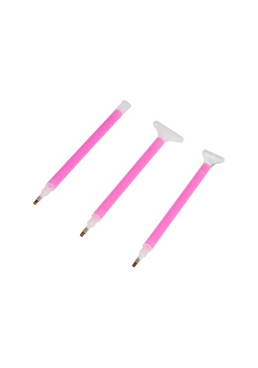 Qingmipy 11 Parçalık Elmas Boyama Seti: 3 Uçlu Kalem, 5 Yapıştırıcı, 2 Tepsi Ve Maşa İle Sanatınızı Renklendirin Diğer