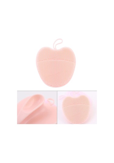 Caş Dekorasyon Açık Pembe Renk Elma Figürlü Yüz Yıkama Aparatı