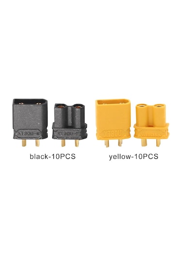 10 Kpl Xt30u Xt30 Liittimet Keltaınen 10 Kpl 10 Kpl Sarı 10pcs-10pcs