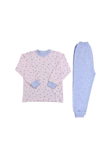 Sebi Bebe Yıldızlı Pijama Takım 9165 Pembe