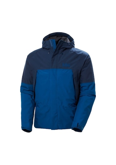 Helly Hansen Banff Insulated Erkek Mavi Kapüşonlu Mont 63117-606