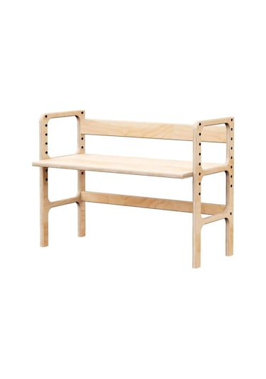 Woodesk Nido,montessori Ahşap Çocuk Masa Ve Taburesi, Cpt4772-100 Naturel