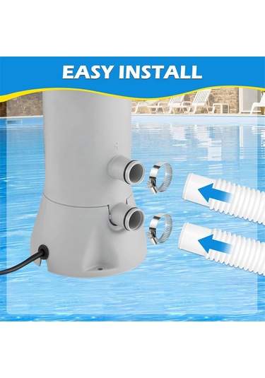 Adet 1.25in Havuz Hortumu, 59in Uzunluğunda Aksesuar Havuz Pompası Hortumları