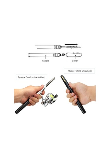 Novahub Mini Olta Takımı - Kırmızı, Güçlü Cam Çelik Fiber, Cep Boy, Tuzlu/tatlı Su İçin Küçük Ve Dayanıklı Kırmızı