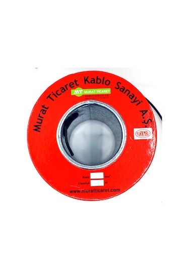 100 Metre 2mm² Siyah Bakır Kablo Kalaylı Nyaf Tekne Oto Karavan E