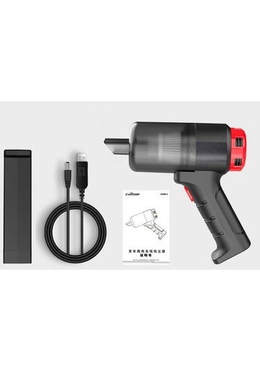 Cbtx Carsun C3088 Şarj Edilebilir Araba Ev Elektrikli El Süpürgesi Yüksek Güçlü Kablosuz Elektrikli Süpürge