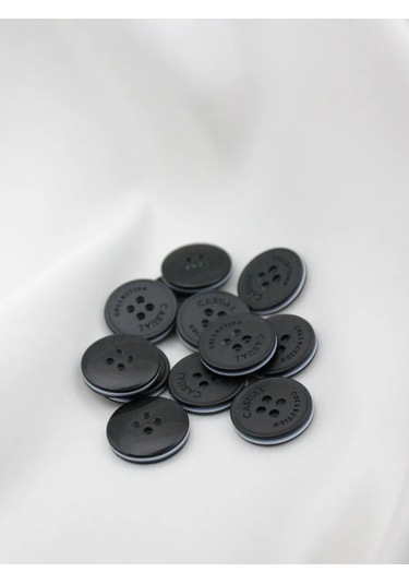 The New Button Siyah Dekoratif Düğmeler 20 Mm 12 Adet. 275179816