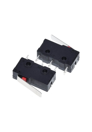 Koodmax 2 Adet Limit Anahtarı Basmalı Düğme Anahtarı Kw11-3z-2 Mikro Limit Sensörü 3pin 125-250v