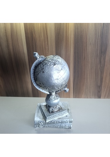 14cm-25cm Ebatlarında Kırılmaz Polyester,kitap Üstü Dünya Biblo