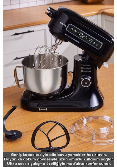 Karaca Pro Artisan Zaman Ayarlı 1600 W 5 L Mutfak Şefi