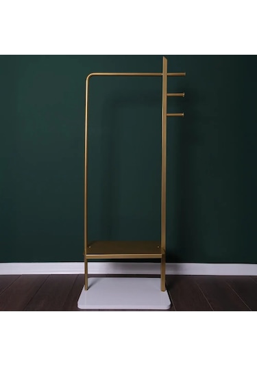 Poseidon Metal Ayaklı Askılık Gold