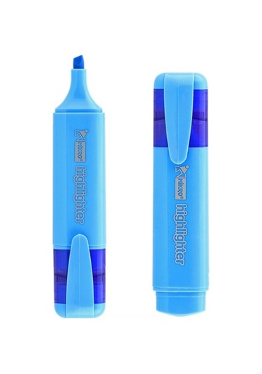 Mikro Fosforlu Kalem Mavi Mk-701 - 3 Adet Mavi