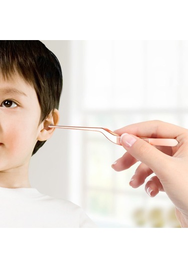 Profesyonel Paslanmaz Çelik Kaşık Kulak Temizleyici Set 9 Adet