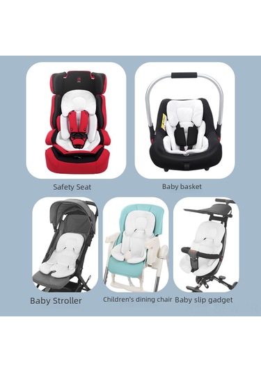 Maiyame Yeni Doğan Bebekler İçin Evrensel Koltuk Yastığı - Emniyetli, Konforlu Ve Korumalı - Çekirdek, Arabası, Sepeti Uyumlu Genişletilebilir Pad Beyaz