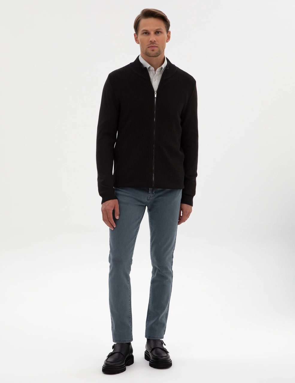Pierre Cardin Erkek Siyah Hırka Triko 50317341-vr046 Siyah