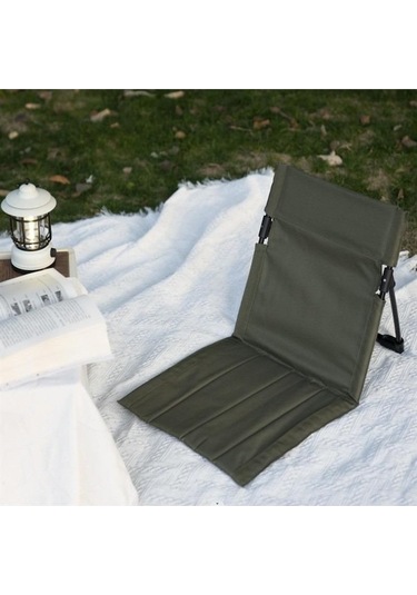 Novahub Yeşil Açık Katlanır Sandalye Taşınabilir Ultra Hafif Katlanır Tabure Balıkçılık Kamp Sandalyesi Yeşil Yeşil