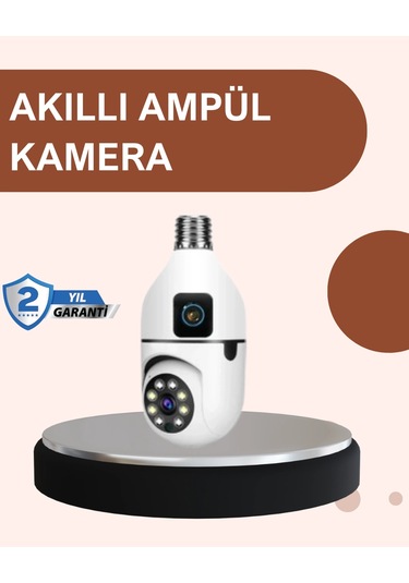 2 Si 1 Arada Güvenlik Kamerası Sel Işığı Kablosuz Akıllı Kamera