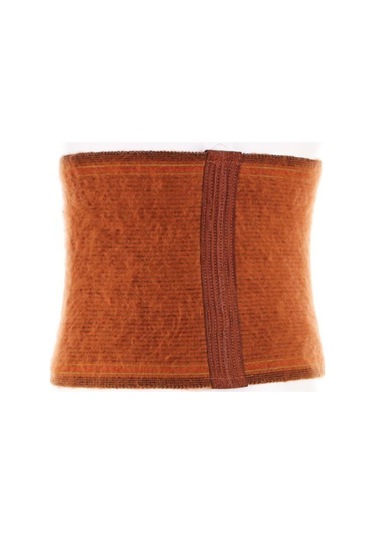 Deve Yünü Geçme Bel Korsesi Kahverengi