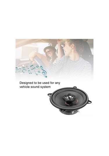 Moveevo 12v 400w Evrensel Araç Hoparlörü, 5 İnç Abs + Mıknatıs Malzeme, Güçlü Ve Net Ses Ts-506