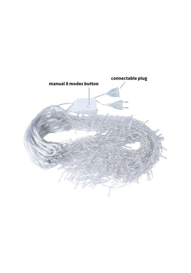 Fastbuy Soğuk Beyaz Led Icicle Dize Işıklar 4m 12m Peri Işıklar Noel Çelenk Yeni Yıl Düğün Teras Bahçe Partisi Koridor Saçak Soğuk Beyaz