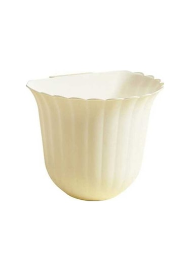 Tongxida Çok İşlevli Asılı Mutfak Çöp Kutusu Bahçe Çiçek Masaüstü Çöp Kutusu Siyah Siyah