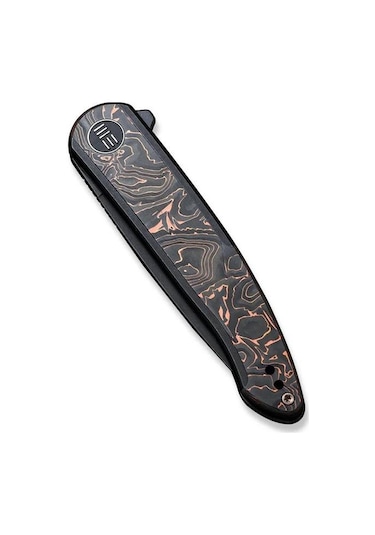 We Knife Smooth Sentinel Cf Titanium Copper Foil Kamp Çakı Siyah