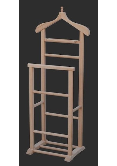 Dilsiz Uşak Ahşap Çift Tepeli Ham Askılık Ahşap Kayın Ağacı Torna Akçaağaç