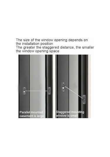 Sones Çok İşlevli Çocuk Pencere Emniyet Kilidi Anahtarlı Buzdolabı Dolap Kilidi Çift Amaçlı Limator Siyah