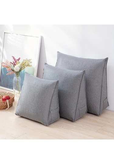 Trendooze Sunshine022 1 Adet Sky Blue S Boyut Ergonomik Kama Yastık Okuma Cep Dekor Bulut Mavisi Gök Mavisi