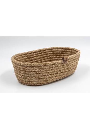 Klappe Design Hasır Ekmek Sepeti, Takı Sepeti 20x26x8cm